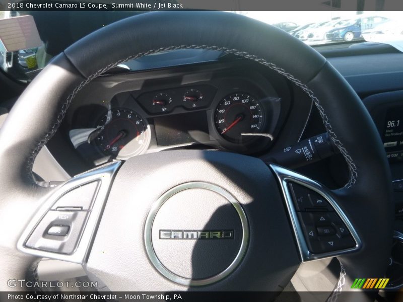Summit White / Jet Black 2018 Chevrolet Camaro LS Coupe