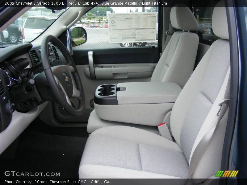 Blue Granite Metallic / Light Titanium 2009 Chevrolet Silverado 1500 LT Regular Cab 4x4