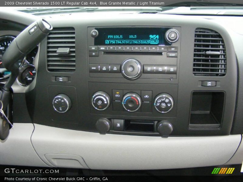 Blue Granite Metallic / Light Titanium 2009 Chevrolet Silverado 1500 LT Regular Cab 4x4