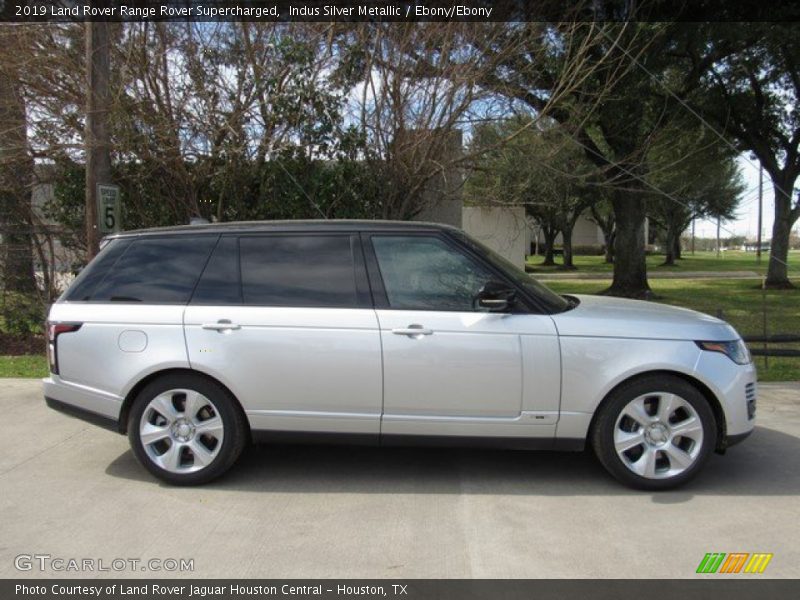 Indus Silver Metallic / Ebony/Ebony 2019 Land Rover Range Rover Supercharged