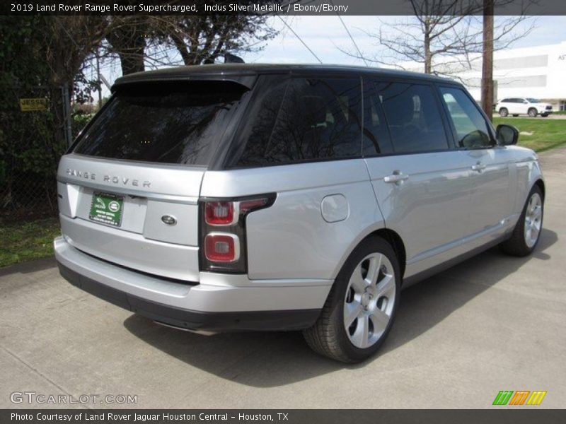 Indus Silver Metallic / Ebony/Ebony 2019 Land Rover Range Rover Supercharged