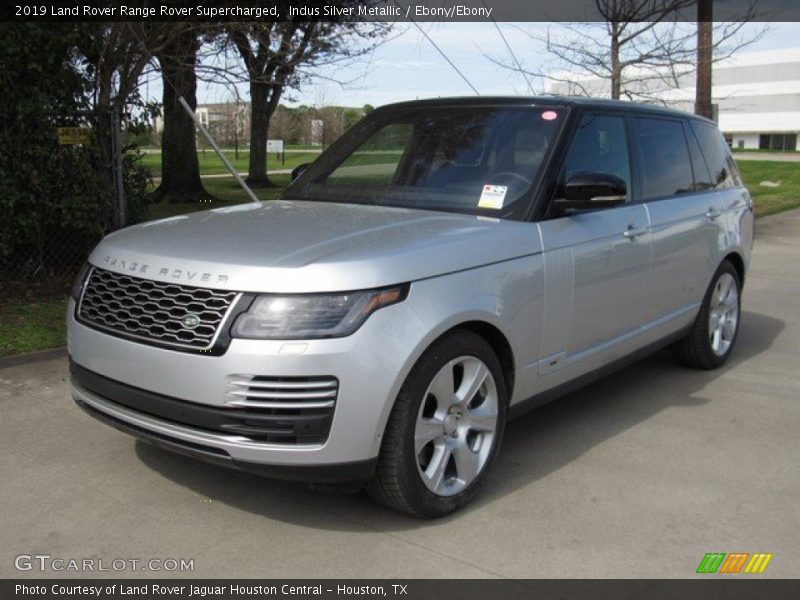 Indus Silver Metallic / Ebony/Ebony 2019 Land Rover Range Rover Supercharged