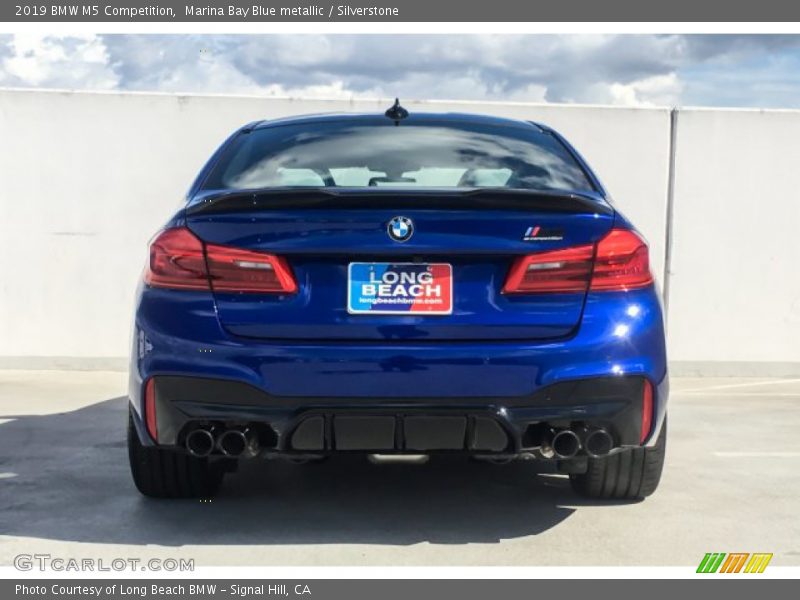 Marina Bay Blue metallic / Silverstone 2019 BMW M5 Competition