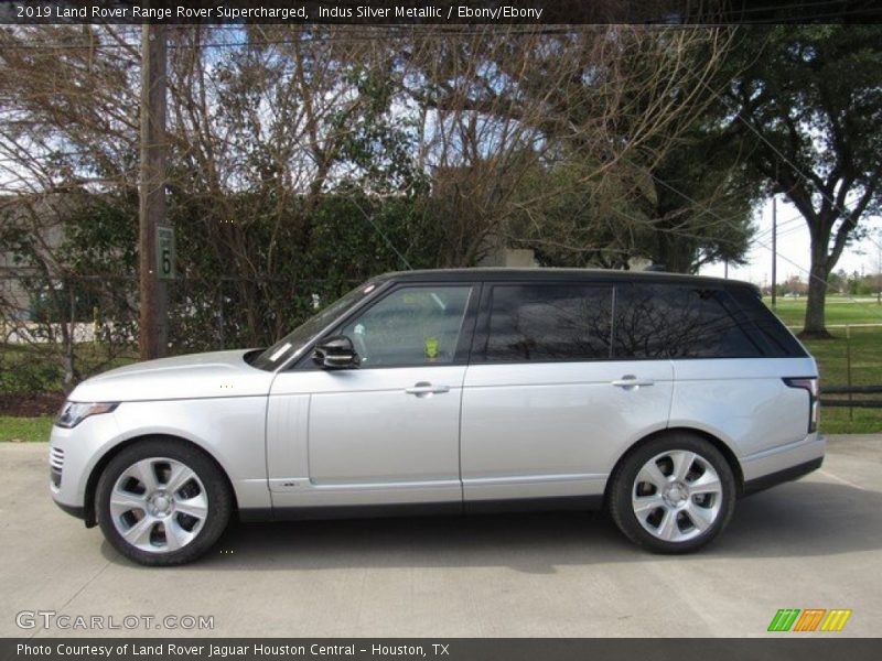 Indus Silver Metallic / Ebony/Ebony 2019 Land Rover Range Rover Supercharged