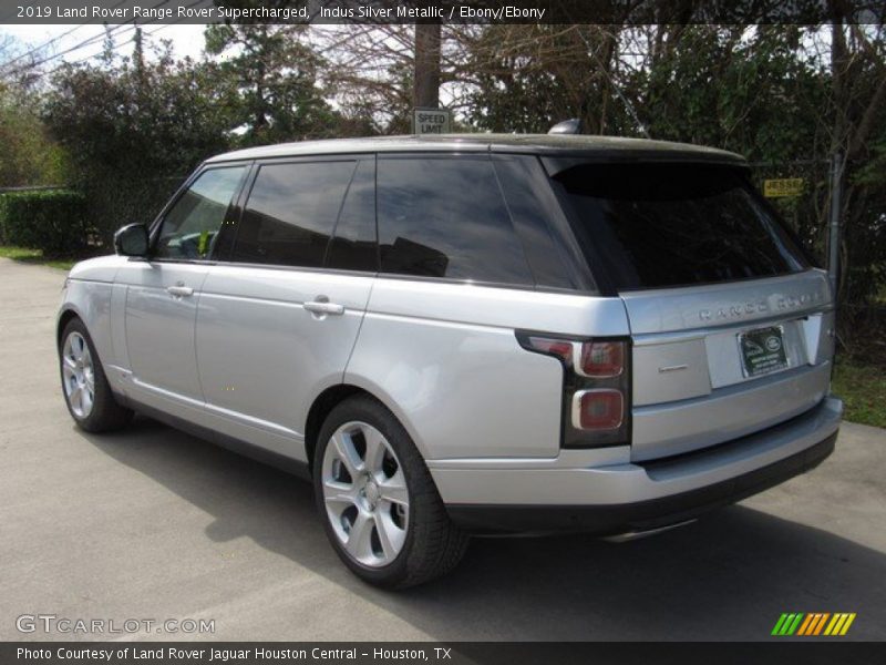 Indus Silver Metallic / Ebony/Ebony 2019 Land Rover Range Rover Supercharged