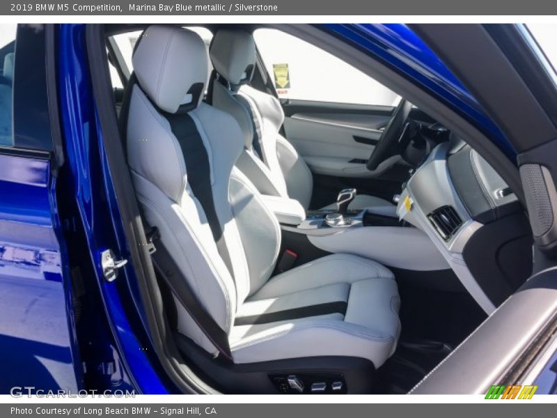 Marina Bay Blue metallic / Silverstone 2019 BMW M5 Competition