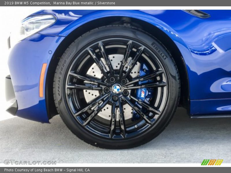 Marina Bay Blue metallic / Silverstone 2019 BMW M5 Competition
