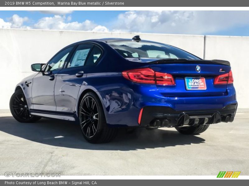 Marina Bay Blue metallic / Silverstone 2019 BMW M5 Competition