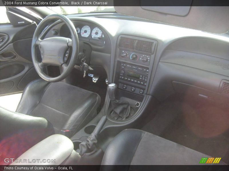 Black / Dark Charcoal 2004 Ford Mustang Cobra Convertible