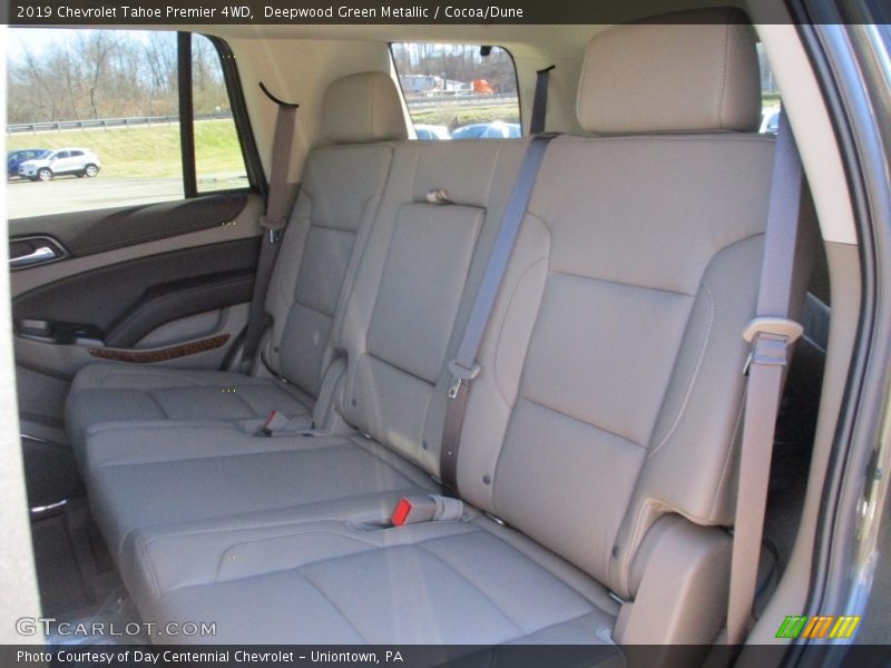 Deepwood Green Metallic / Cocoa/Dune 2019 Chevrolet Tahoe Premier 4WD