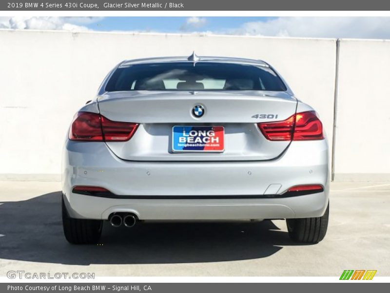 Glacier Silver Metallic / Black 2019 BMW 4 Series 430i Coupe