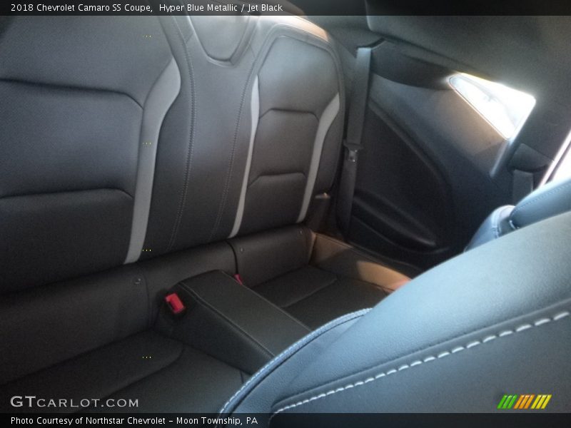 Hyper Blue Metallic / Jet Black 2018 Chevrolet Camaro SS Coupe
