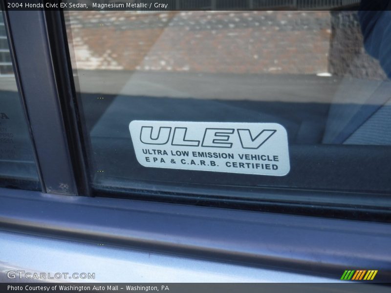 Magnesium Metallic / Gray 2004 Honda Civic EX Sedan