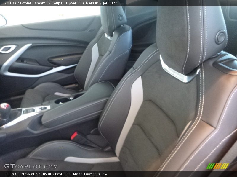 Hyper Blue Metallic / Jet Black 2018 Chevrolet Camaro SS Coupe