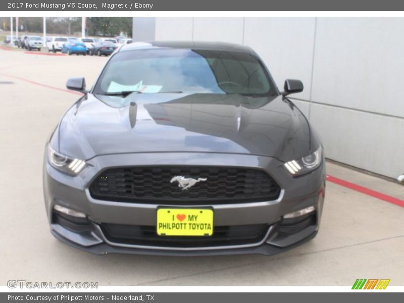 Magnetic / Ebony 2017 Ford Mustang V6 Coupe