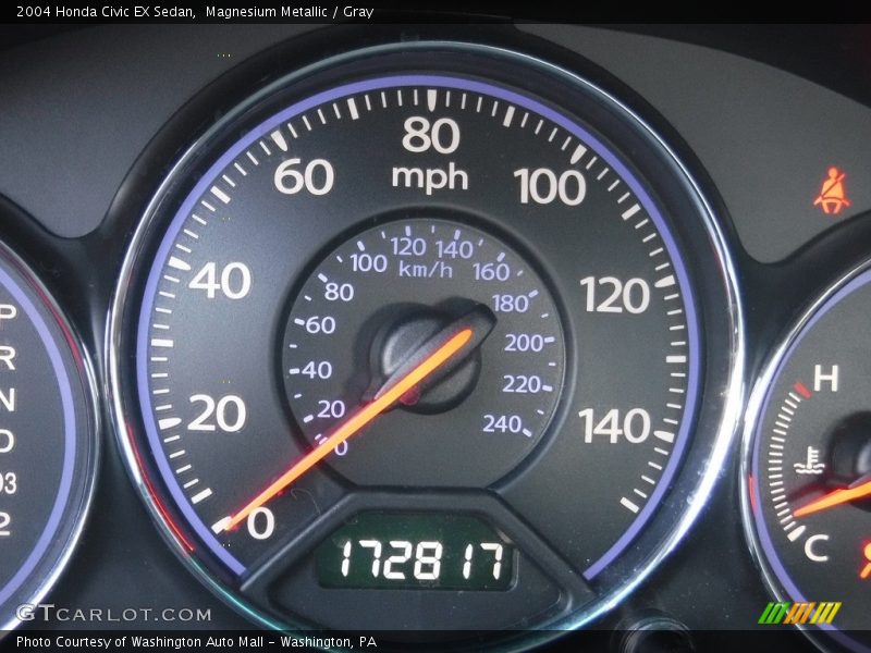 Magnesium Metallic / Gray 2004 Honda Civic EX Sedan