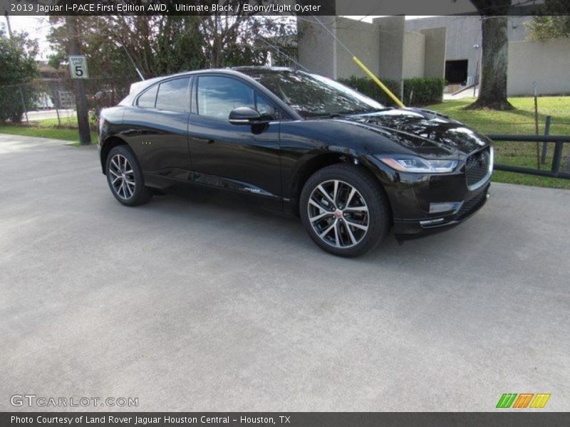 Ultimate Black / Ebony/Light Oyster 2019 Jaguar I-PACE First Edition AWD