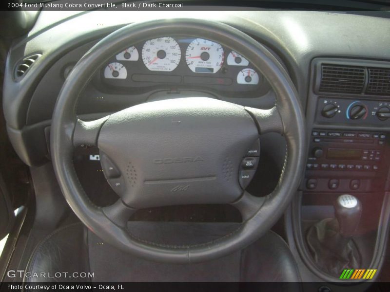 Black / Dark Charcoal 2004 Ford Mustang Cobra Convertible