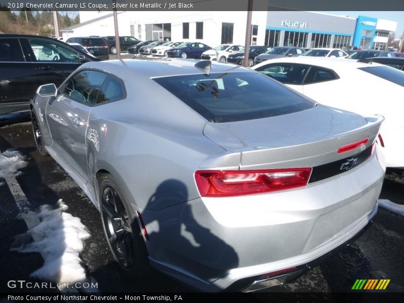 Silver Ice Metallic / Jet Black 2018 Chevrolet Camaro LS Coupe