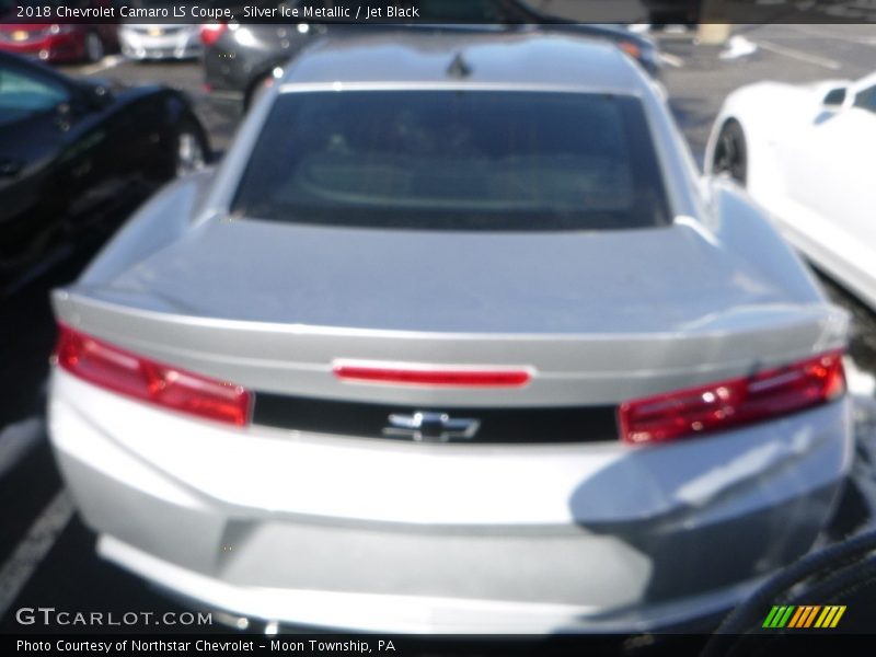 Silver Ice Metallic / Jet Black 2018 Chevrolet Camaro LS Coupe