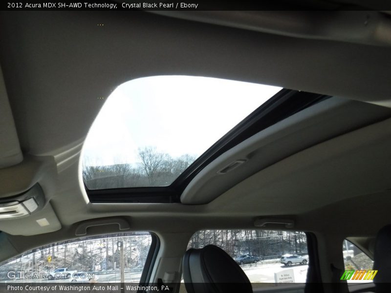 Crystal Black Pearl / Ebony 2012 Acura MDX SH-AWD Technology