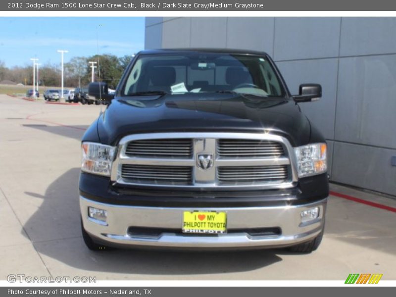 Black / Dark Slate Gray/Medium Graystone 2012 Dodge Ram 1500 Lone Star Crew Cab