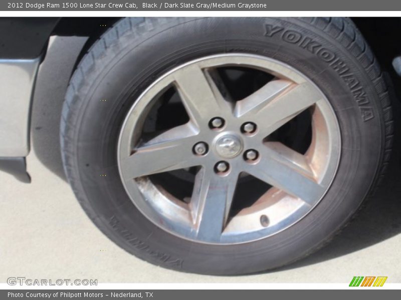 Black / Dark Slate Gray/Medium Graystone 2012 Dodge Ram 1500 Lone Star Crew Cab