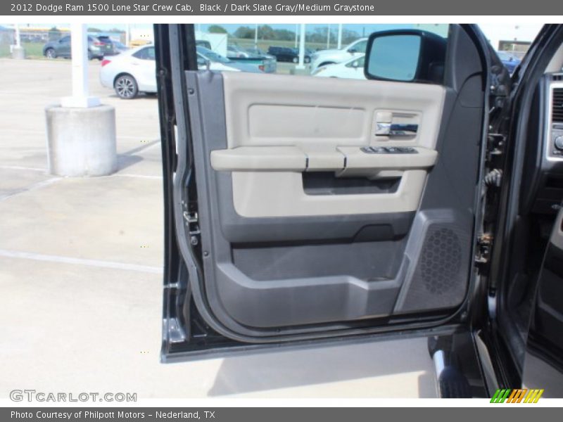 Black / Dark Slate Gray/Medium Graystone 2012 Dodge Ram 1500 Lone Star Crew Cab