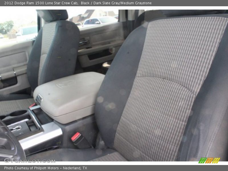 Black / Dark Slate Gray/Medium Graystone 2012 Dodge Ram 1500 Lone Star Crew Cab