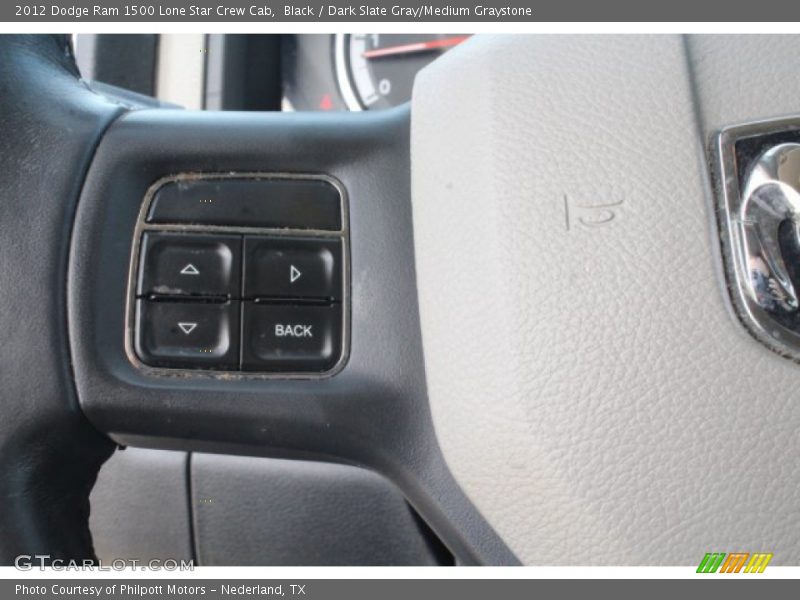 Black / Dark Slate Gray/Medium Graystone 2012 Dodge Ram 1500 Lone Star Crew Cab