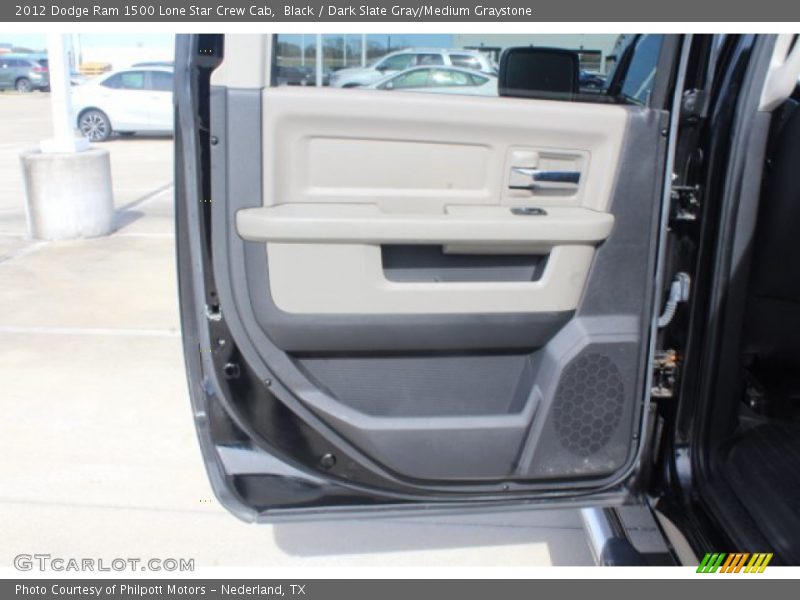 Black / Dark Slate Gray/Medium Graystone 2012 Dodge Ram 1500 Lone Star Crew Cab