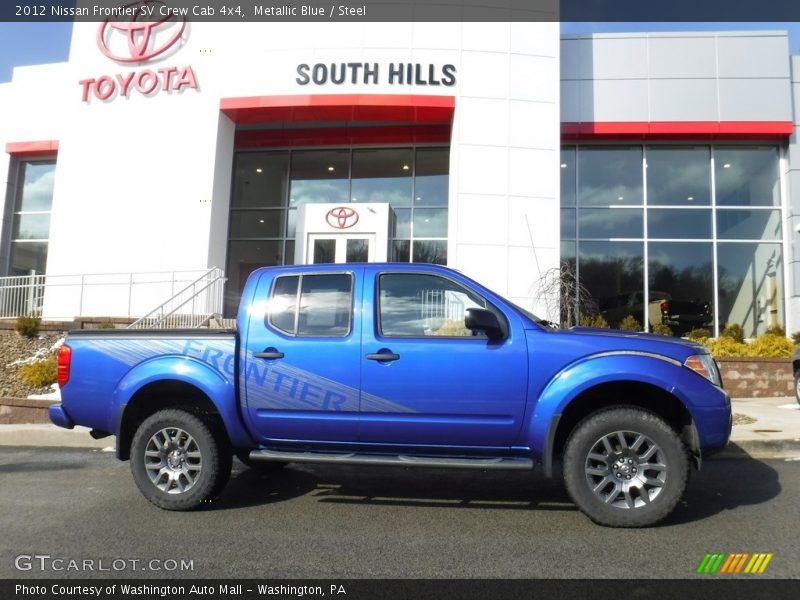 Metallic Blue / Steel 2012 Nissan Frontier SV Crew Cab 4x4