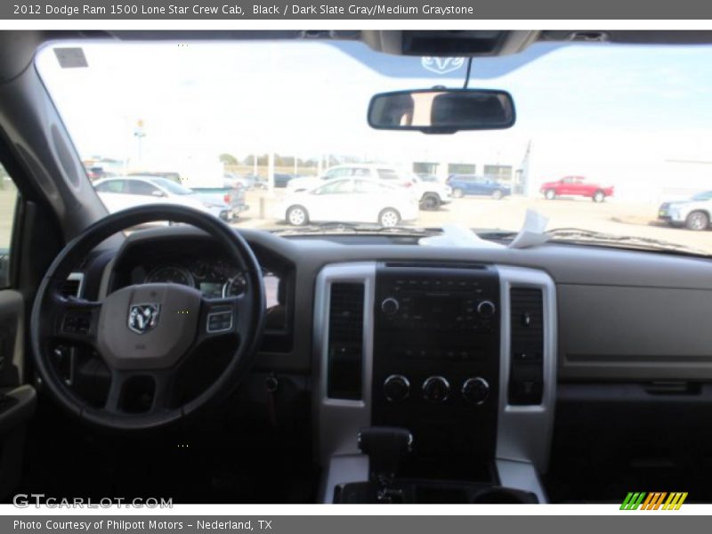 Black / Dark Slate Gray/Medium Graystone 2012 Dodge Ram 1500 Lone Star Crew Cab