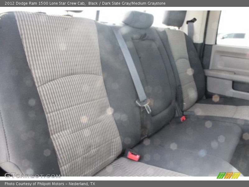 Black / Dark Slate Gray/Medium Graystone 2012 Dodge Ram 1500 Lone Star Crew Cab