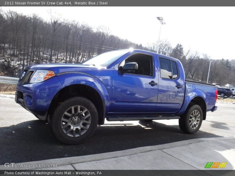 Metallic Blue / Steel 2012 Nissan Frontier SV Crew Cab 4x4