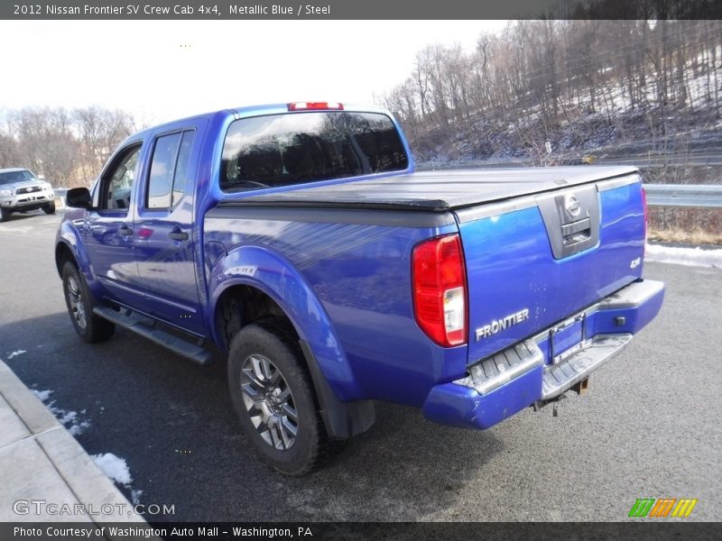 Metallic Blue / Steel 2012 Nissan Frontier SV Crew Cab 4x4