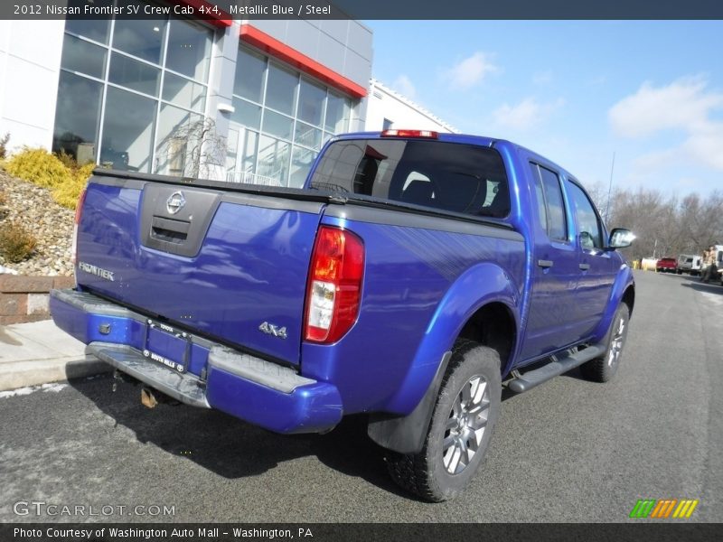 Metallic Blue / Steel 2012 Nissan Frontier SV Crew Cab 4x4