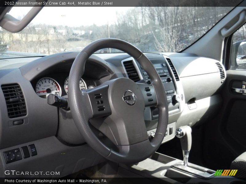Metallic Blue / Steel 2012 Nissan Frontier SV Crew Cab 4x4