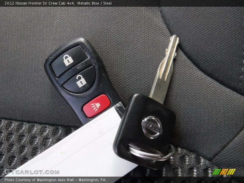Metallic Blue / Steel 2012 Nissan Frontier SV Crew Cab 4x4