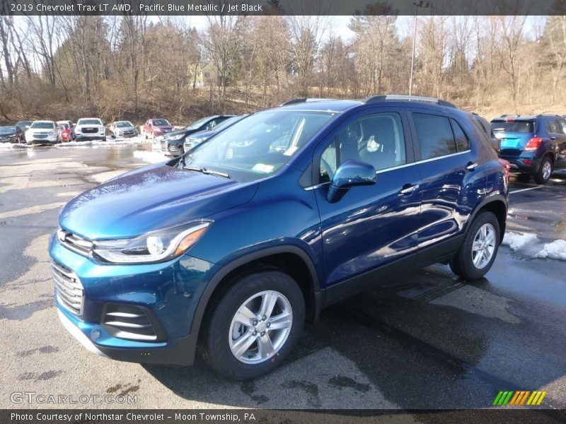 Pacific Blue Metallic / Jet Black 2019 Chevrolet Trax LT AWD
