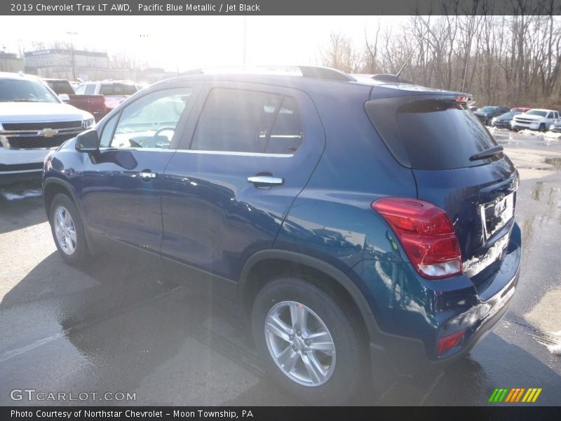 Pacific Blue Metallic / Jet Black 2019 Chevrolet Trax LT AWD