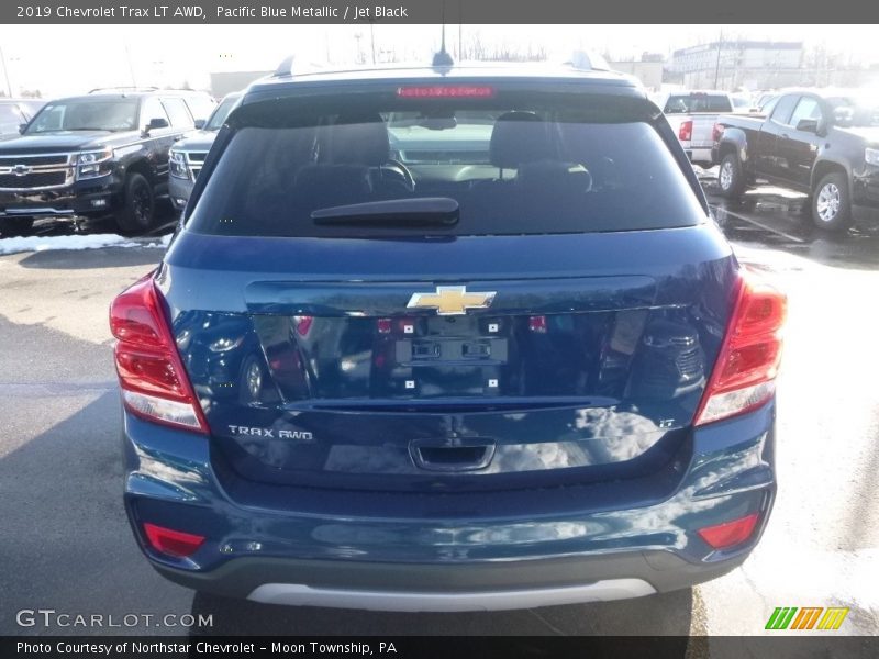 Pacific Blue Metallic / Jet Black 2019 Chevrolet Trax LT AWD