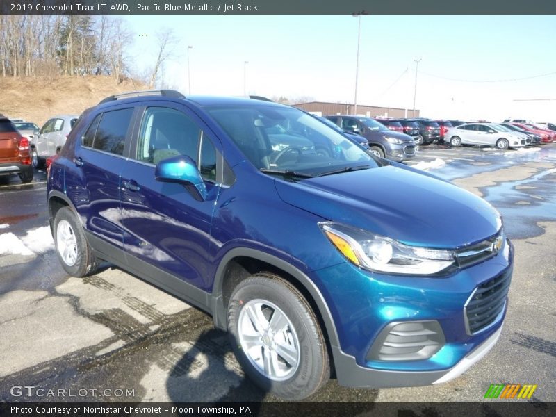 Pacific Blue Metallic / Jet Black 2019 Chevrolet Trax LT AWD
