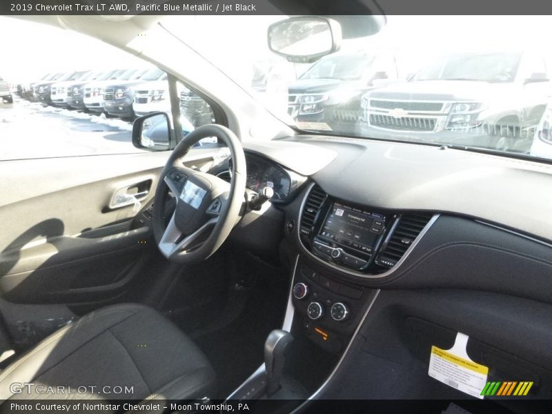 Pacific Blue Metallic / Jet Black 2019 Chevrolet Trax LT AWD