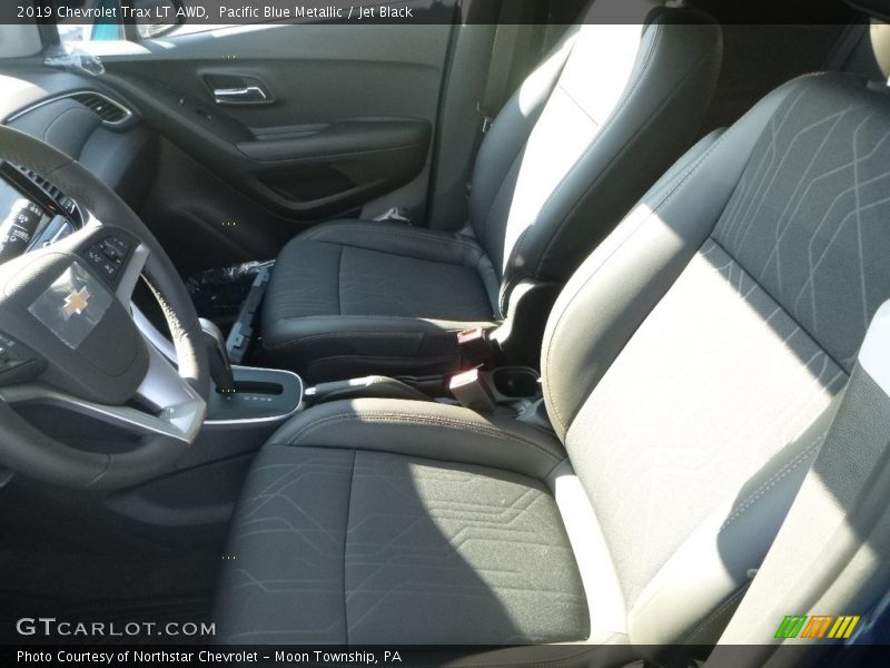Pacific Blue Metallic / Jet Black 2019 Chevrolet Trax LT AWD