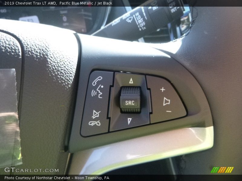 Pacific Blue Metallic / Jet Black 2019 Chevrolet Trax LT AWD