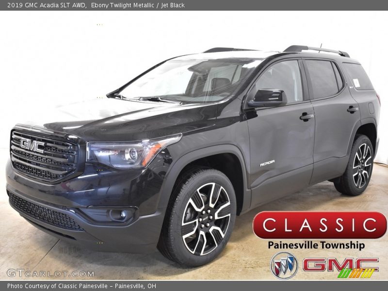 Ebony Twilight Metallic / Jet Black 2019 GMC Acadia SLT AWD