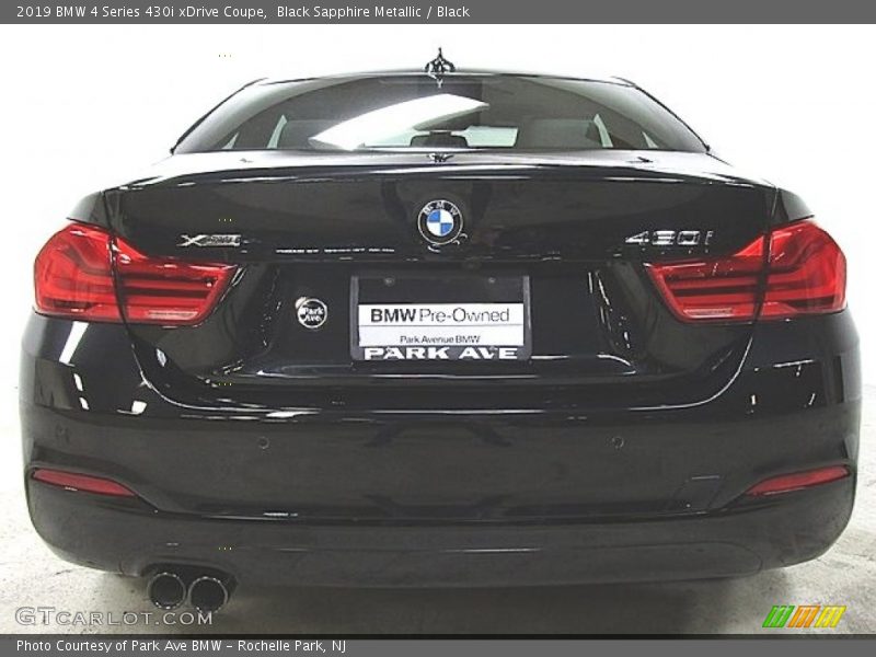 Black Sapphire Metallic / Black 2019 BMW 4 Series 430i xDrive Coupe