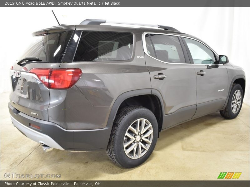 Smokey Quartz Metallic / Jet Black 2019 GMC Acadia SLE AWD