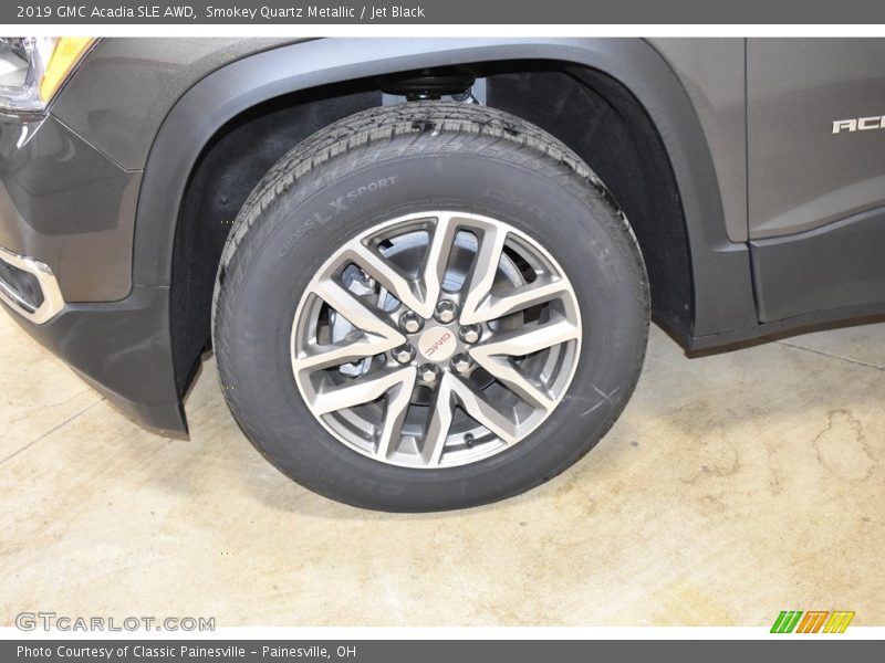 Smokey Quartz Metallic / Jet Black 2019 GMC Acadia SLE AWD